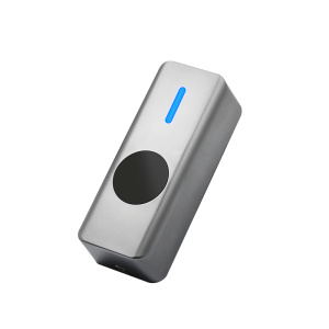 Кнопка выхода накладная сенсорная Tantos TS-NoTouch IP68 (металл, световая индикация, НО/НЗ, 12/24В)^
