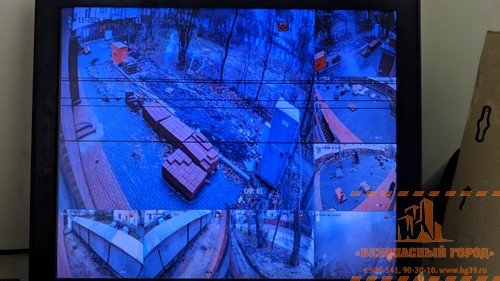 Установка видеонаблюдения ул.Воздушная Калининград