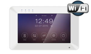 Монитор видеодомофона Tantos Rocky HD Wi-Fi (Белый, 7", Сенсорный экран, SD, Видео по движению, Автоответчик, vhOme)