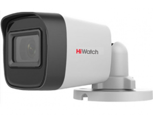 Уличная камера видеонаблюдения HiWatch DS-T500(C) (2.4, 110°, 5Мп, D-WDR, BLC, EXIR 30м, IP67)