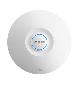 Точка доступа потолочная IP-COM Pro-7-LR (WiFi 7, 5100 Мбит/с, 1×2.5 PoE + 1×1 Гбит/с LAN, MESH, MU-MIMO, Встр. антенны)