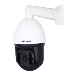 Уличная поворотная камера видеонаблюдения Amatek AC-H201PTZ22H (6,5-143 мото, 2Мп, IMX307, высокоск.