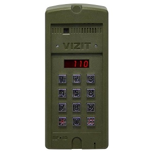 Блок вызова VIZIT БВД-SM110R (аудио, накладной, до 100 абонентов, EM)
