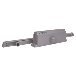 Доводчик дверной НОРА-М №4S Slider (70-110 кг, серый, скользящая тяга) морозостойкий