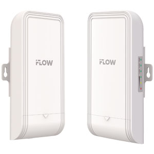 Точка доступа iFlow F-WL-B505-AC/P (WiFi 5 ГГц, 867 Мбит/с, До 5 Км, 2xRJ-45 100 Мбит/с, PoE, IP55, Комплект из 2 шт.)