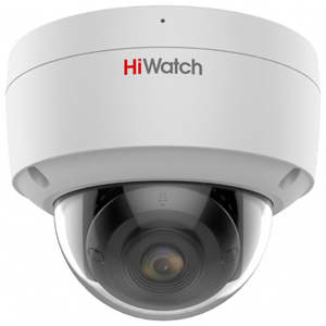 Антивандальная IP камера видеонаблюдения HiWatch IPC-D042C-G2/SU (2.8, 4Мп, PoE, SD, дв. ауд, металл