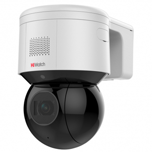 Уличная поворотная IP камера видеонаблюдения HiWatch PTZ-N3A404I-D(B) (2.8-12 мото, 4Мп, SD, PoE, Микрофон и динамик, ИИ, Стробоскоп, Сирена)