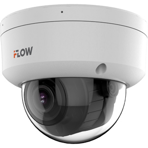 Антивандальная IP камера видеонаблюдения iFlow F-IC-2742C2MSZ4 (2.8-12, 122-35°, 4Мп, SD, PoE, Аудио, Цвет в темноте, ИИ, Трев. инт, IP67, Металл)