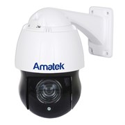 Уличная поворотная IP камера видеонаблюдения Amatek AC-I5010PTZ20H (4.7-94 мото, 5Мп, PoE, SD, Микрофон и Динамик, LED 60м, Высокоскоростная, IP66)