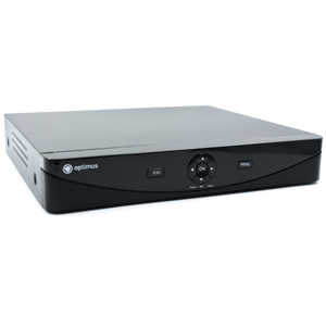 Видеорегистратор гибридный Optimus AHDR-4016L (H.265, 16*8Мп+16IP*8Мп, 1/1 RCA, 14Тб, Opt. Connect)