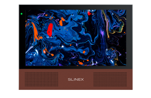 Монитор видеодомофона SLINEX Sonik 10 (черный+розовый, 10", сенс. экран, AHD/CVBS, SD, MP3, фоторам)