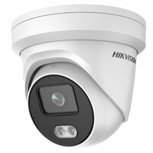 Антивандальная IP камера видеонаблюдения Hikvision DS-2CD2327G2-LU(C) (2.8, 127°, 2Мп, PoE, SD, встр. микро, AcuSense, ColorVu, LED 30м, H265+, металл