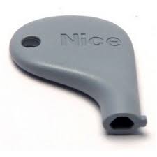 Ключ разблокировки Nice PPD1244A.4540 (трёхгранный, пластиковый)
