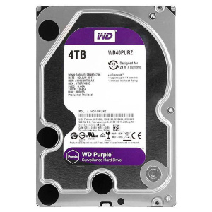 Жесткий диск HDD 4Тб (4000 Гб) WD Purple 64/256 Мб SATA III (для систем видеонаблюдения)