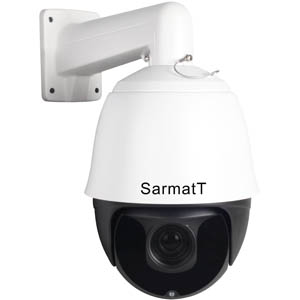 Уличная поворотная IP камера видеонаблюдения SarmatT SR-ID50V4796PIRX (4.7-96, 5Мп, IMX335, Starl.)