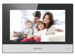 Монитор IP видеодомофона Hikvision DS-KH6320-WTE1 (7", сенсорный экран, SD, WiFi, PoE)