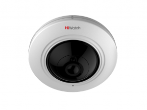 Купольная IP камера видеонаблюдения HiWatch DS-I351 (1.16, 180°, 3Мп, PoE, SD, дв. аудио, WDR 120, панорама, аналитика)