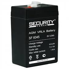 Аккумулятор Security Force, SF 6045 (4,5 А/ч, 6В)