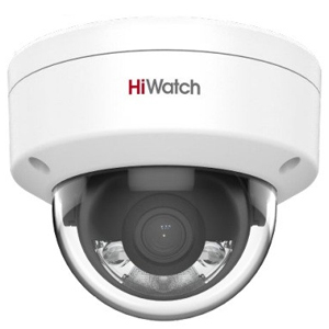 Антивандальная IP камера видеонаблюдения HiWatch DS-I252L (2.8, 126°, 2Мп, PoE, SD, встр. микро, классиф. "Человек"/"ТС", LED 30м, IP67, IK08, ColorVu