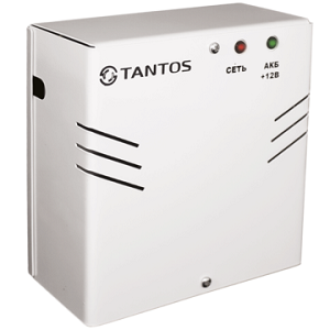 Блок бесперебойного питания Tantos ББП-30 MAX (3А, 12В, 17А/ч, защ. от разряда, кз, переполюсовки)