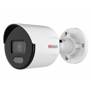 Уличная IP камера видеонаблюдения HiWatch DS-I450L(D) (2.8, 113°, 4Мп, PoE, SD, Микрофон, Цвет в темноте, классиф. "Человек"/"ТС", H265+, ColorVu)