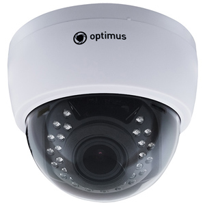Купольная камера видеонаблюдения Optimus AHD-H022.1(2.8-12)_V.2 (2Мп, BLC, DWDR, ИК 25м)