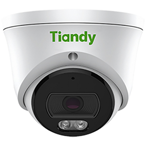 Антивандальная IP камера видеонаблюдения Tiandy TC-C34XS (2.8, 92°, 4Мп, PoE, SD, S+265, Tri-light, Микрофон, ИК 50м/LED 20м, Макролон, IP66)