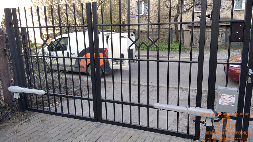 Автоматика на распашные ворота в Калининграде
