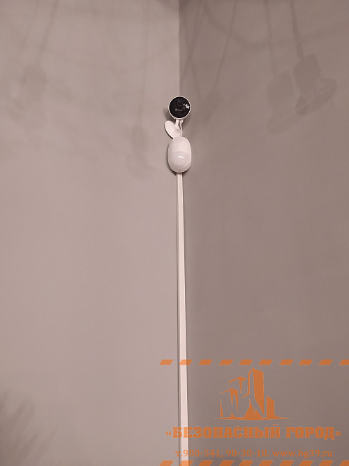 Установка 2 камер и сигнализации в кафе